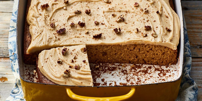 Photo of Applesauce Snack Cake With Brown Sugar Frosting